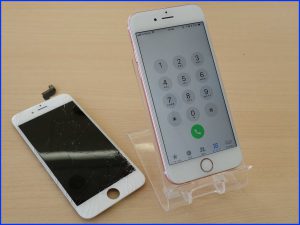 iPhone6Sの液晶交換修理に岐阜市内よりご来店！アイフォン修理のクイック岐阜