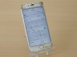 iPhone6のガラス割れとバッテリー交換修理で瑞穂市からご来店！アイフォン修理のクイック岐阜