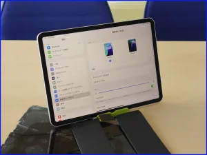 画面割れ修理とバッテリー交換が完了したiPad Pro 11